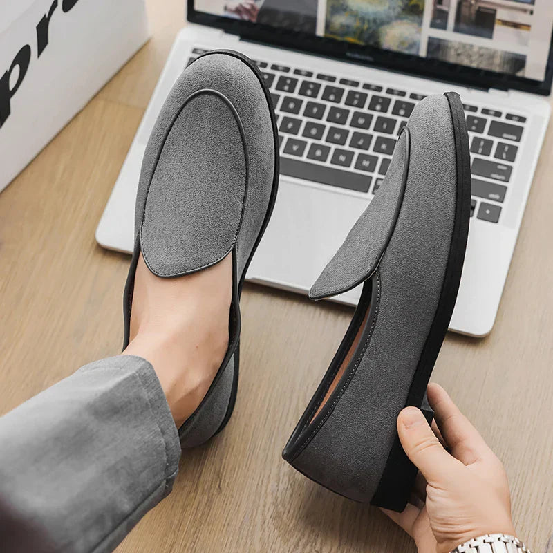 Luxurious Suede Slip On Shoes