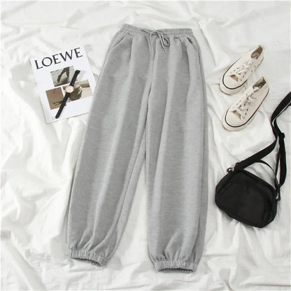 Comfortable Relaxed Fit High Waisted Pants