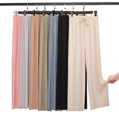 Relaxed Fit Casual Summer Women's Pants - OutfitLondon