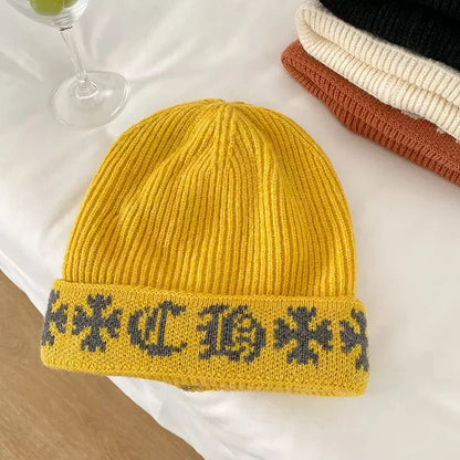 Colorful Patterned Unisex Winter Beanie Hat