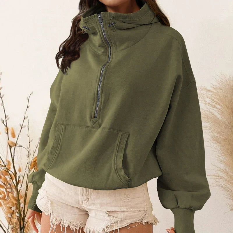 Soft Relaxed Fit Women's Hoodie Sweatshirt