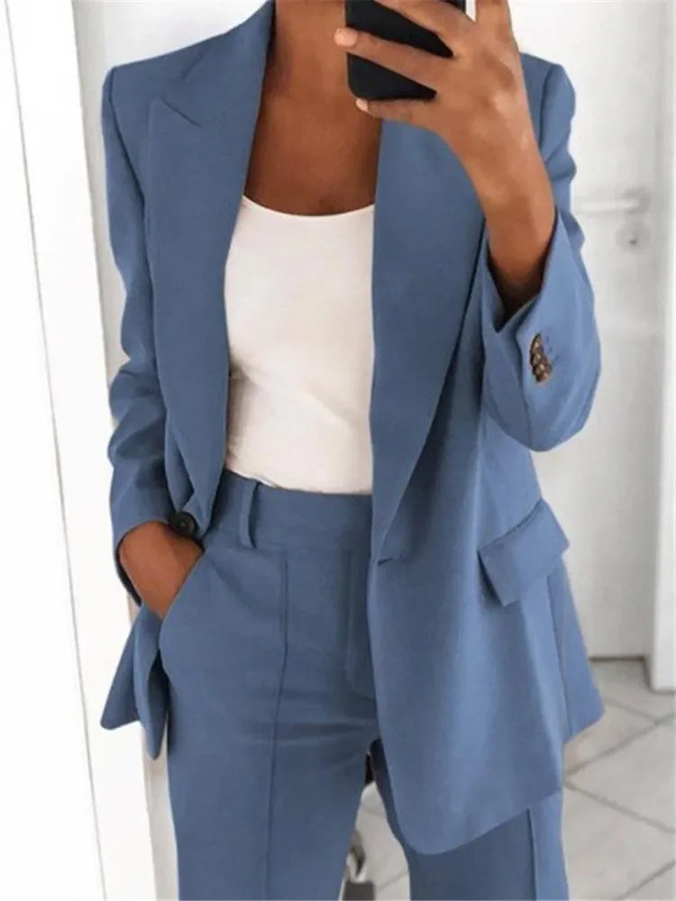 Relaxed Fit Ladies Business Jacket - OutfitLondon