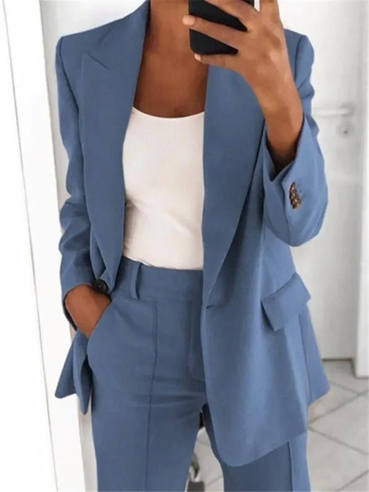 Relaxed Fit Ladies Business Jacket - OutfitLondon