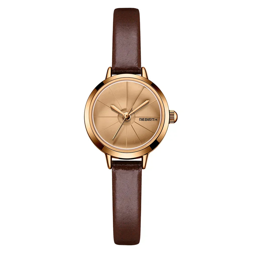 Elegant Mini Genuine Leather Women's Watch