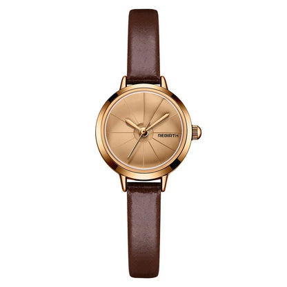 Elegant Mini Genuine Leather Women's Watch