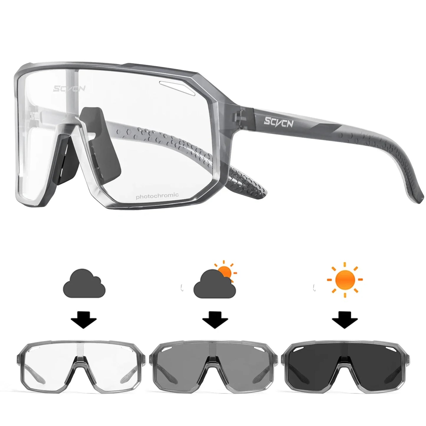Sleek Athletic Sunglasses for Men