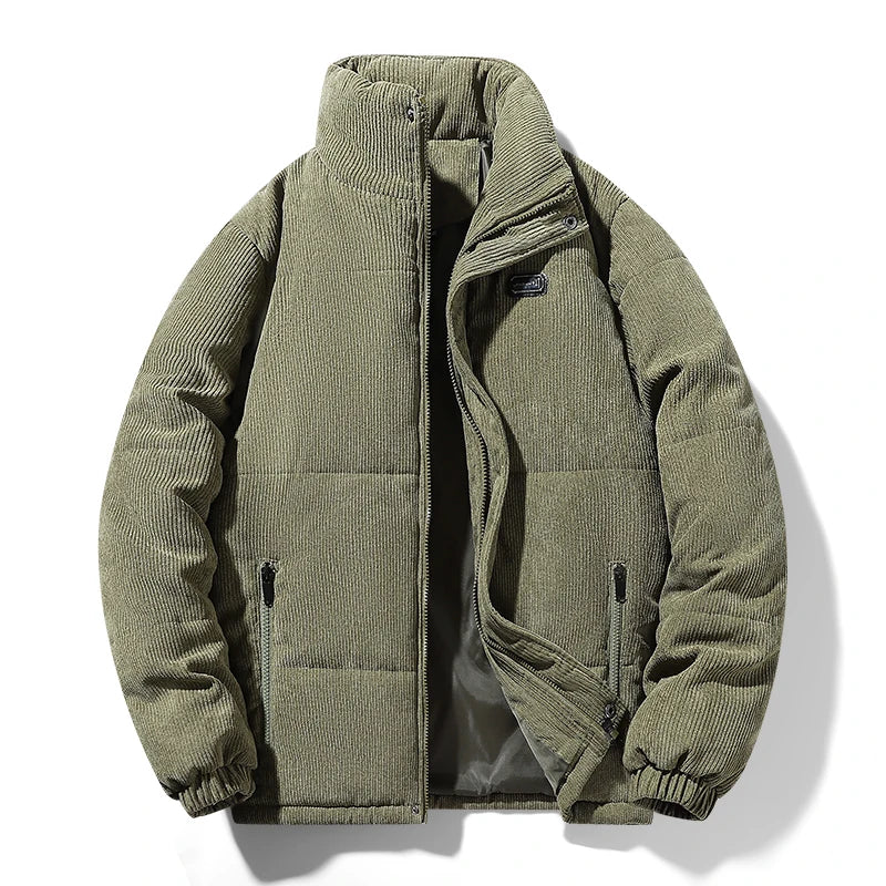 Waterproof Men's Insulated Padded Parka Jacket