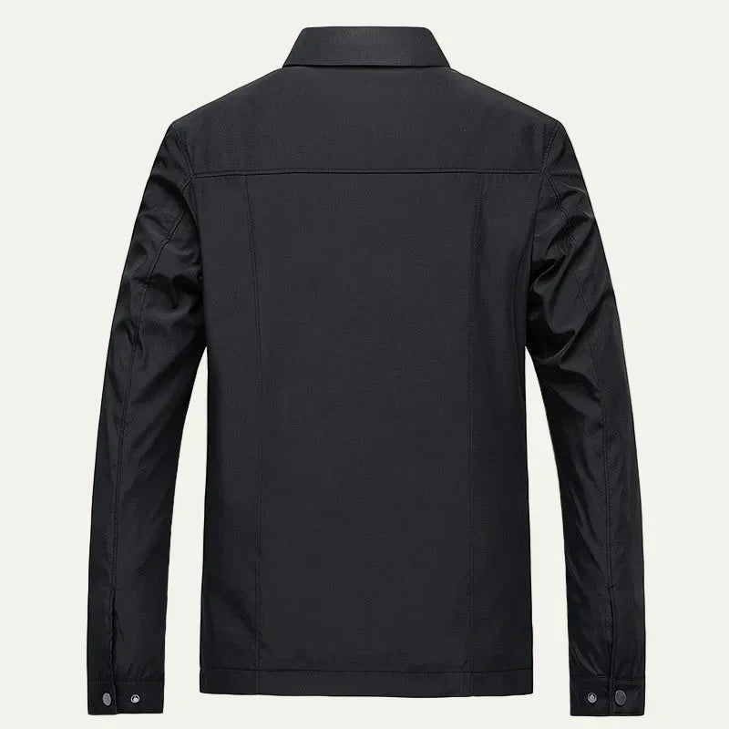 Men's Traditional Plaid Insulated Zipper Work Jacket
