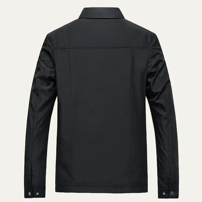 Men's Traditional Plaid Insulated Zipper Work Jacket