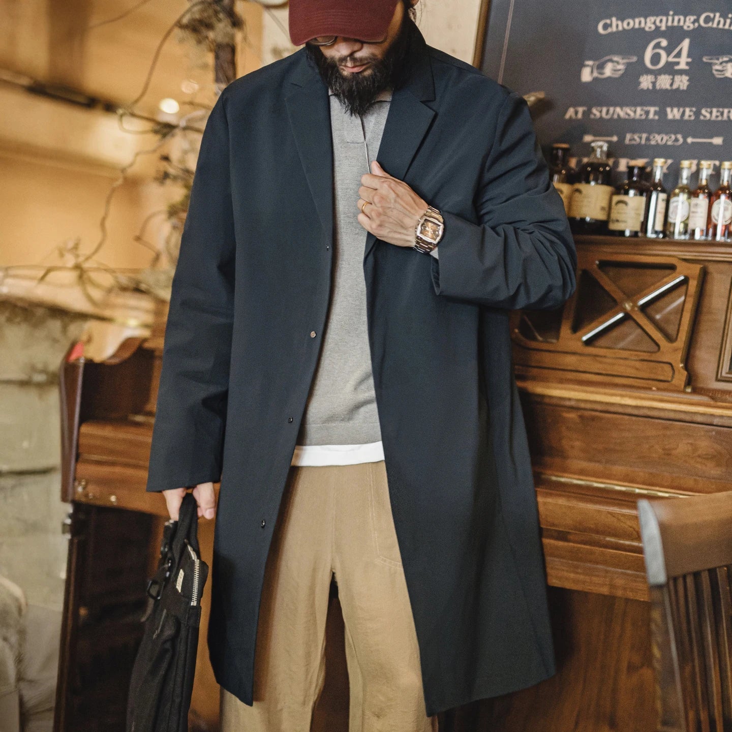 Vintage Rainproof Mens Overcoat - OutfitLondon