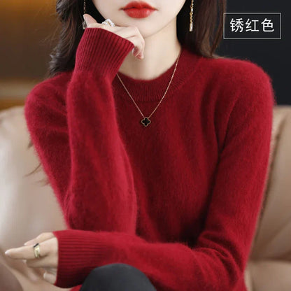 Premium Cozy Cashmere Women's Pullover Sweater
