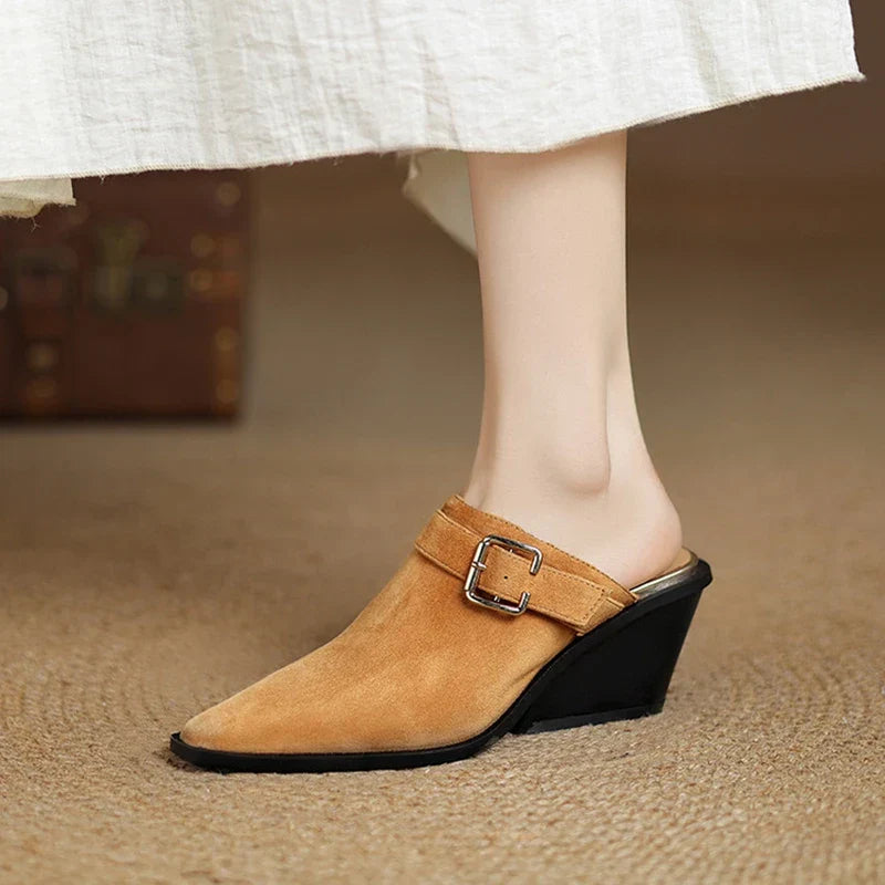 Luxury Soft Slip On Mules - OutfitLondon