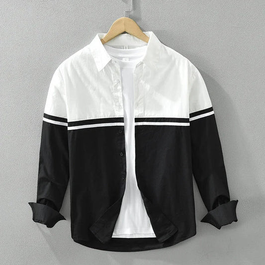 Classic Fit Mens Long Sleeve Shirt - OutfitLondon