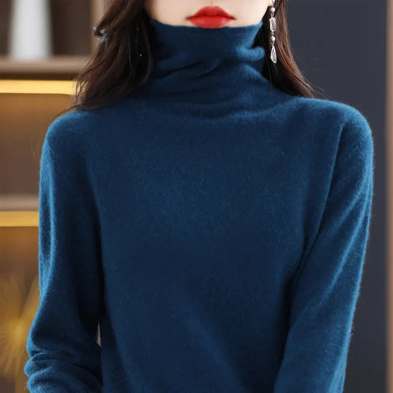 Cozy Women's Merino Wool Crew Sweater