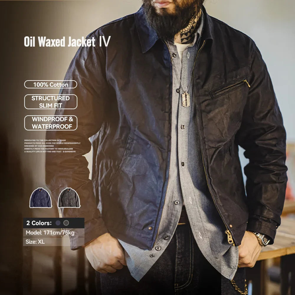 Waterproof Outdoor Mens Coated Jacket - OutfitLondon