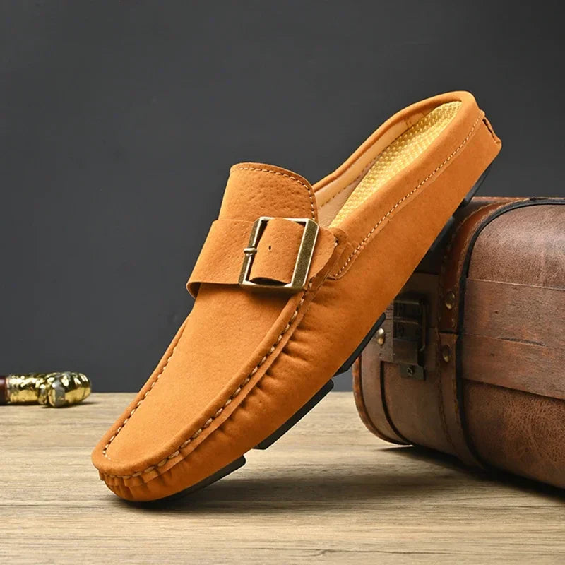 Luxury Velvet Slip On Shoes - OutfitLondon
