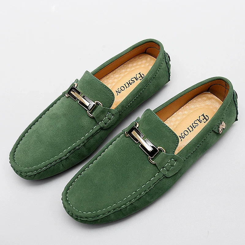 Luxury Soft Leather Slip On Shoes