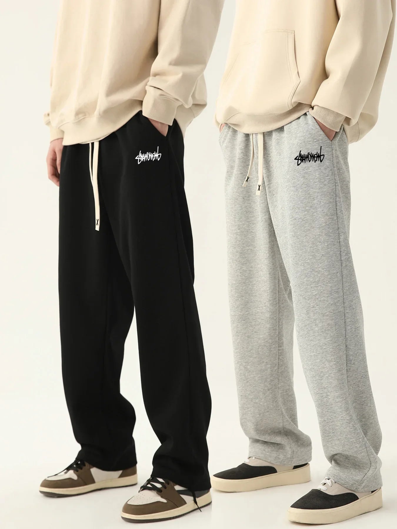 Men's Relaxed Fit Fleece Sweatpants - OutfitLondon