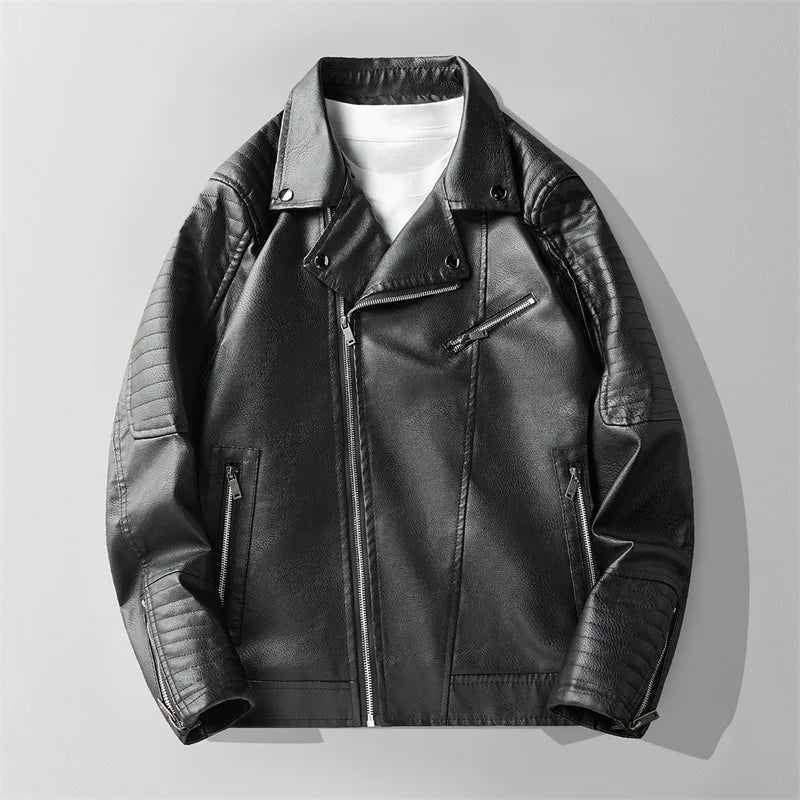 Real Leather Biker Jacket