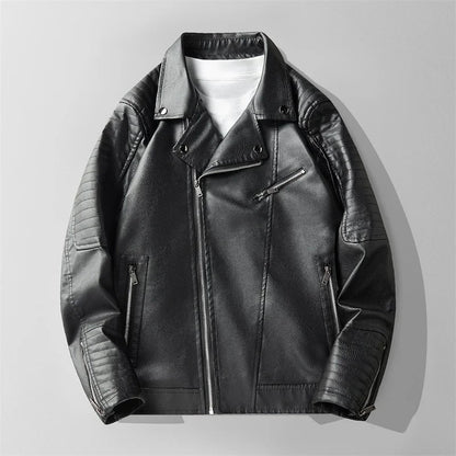 Real Leather Biker Jacket