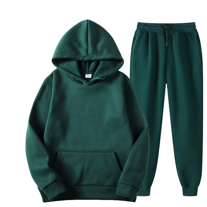 Soft Women's Fleece Hoodie Jogger Set
