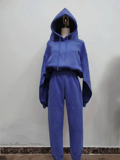 Cozy Fleece Sweat Suit for Ladies