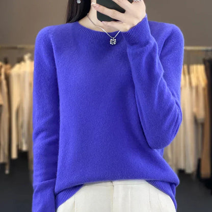 Soft Women's Merino Wool Crew Sweater