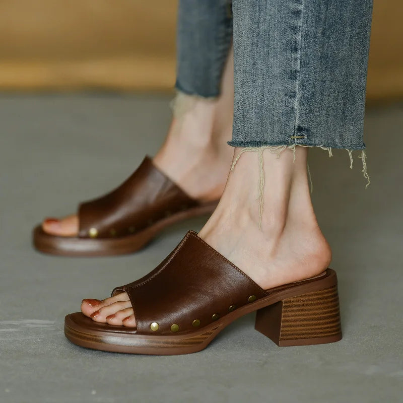 Luxury Genuine Leather Sandals