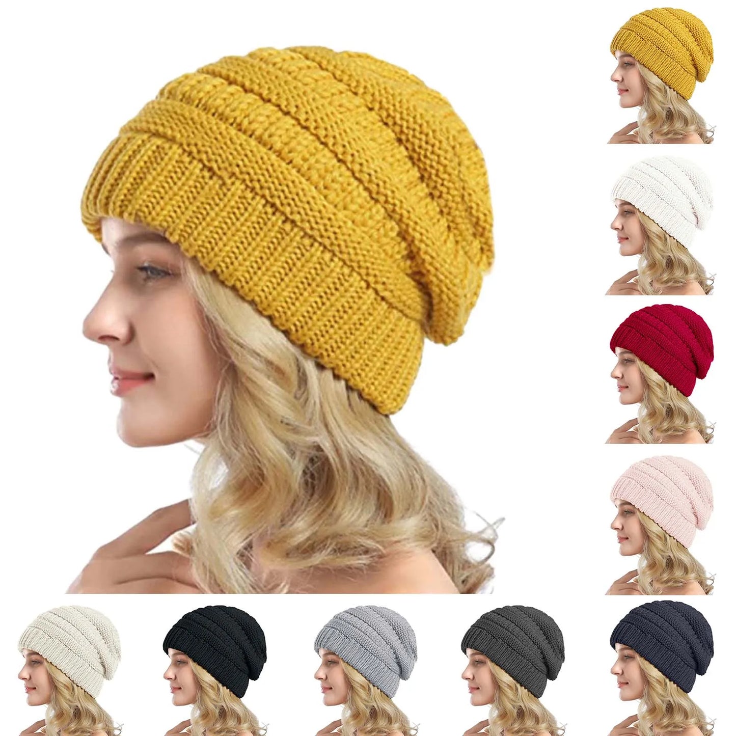 Cozy Cable Knit Winter Hat