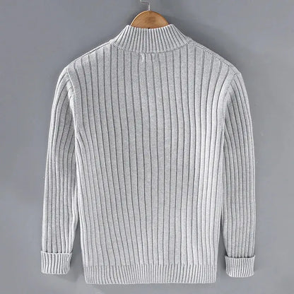 Soft Cotton Turtleneck Sweater