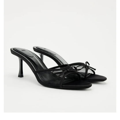 Elegant Low Heel Summer Sandals - OutfitLondon