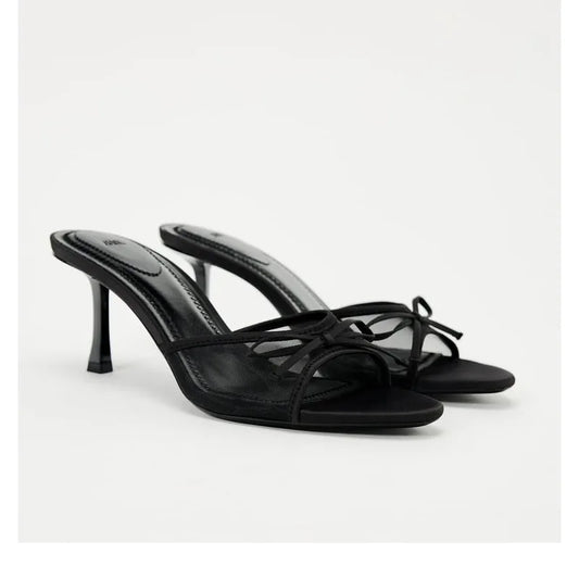 Elegant Low Heel Summer Sandals - OutfitLondon
