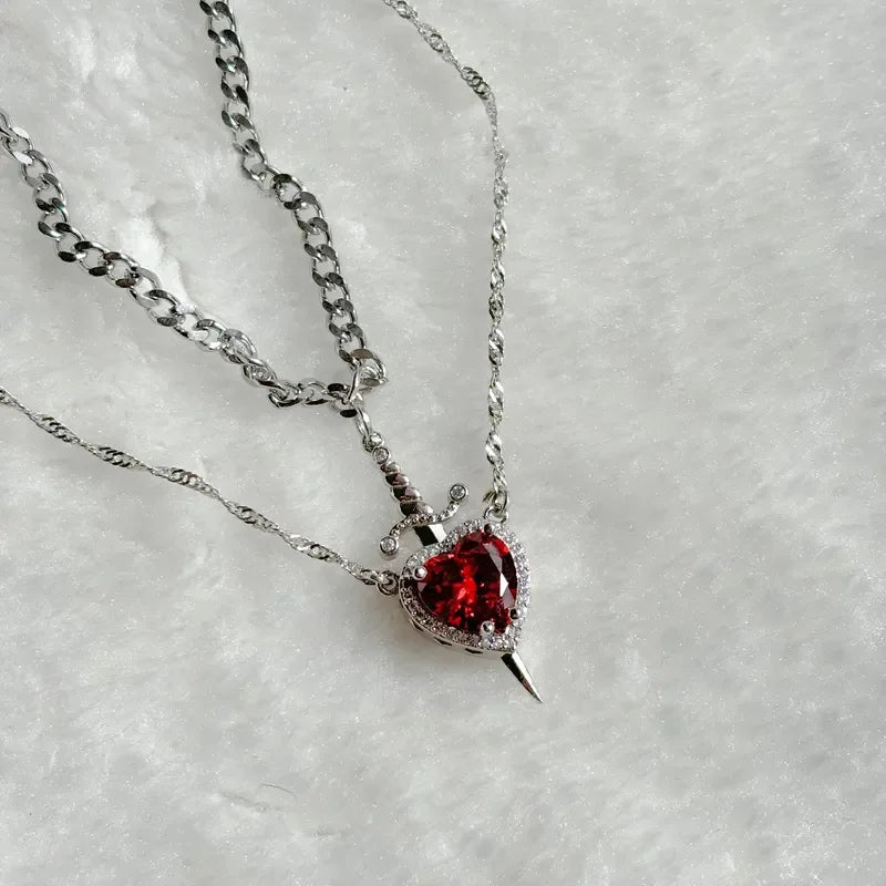 Love Necklace Bladebound Stainless Steel - OutfitLondon