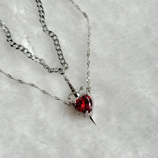 Love Necklace Bladebound Stainless Steel - OutfitLondon