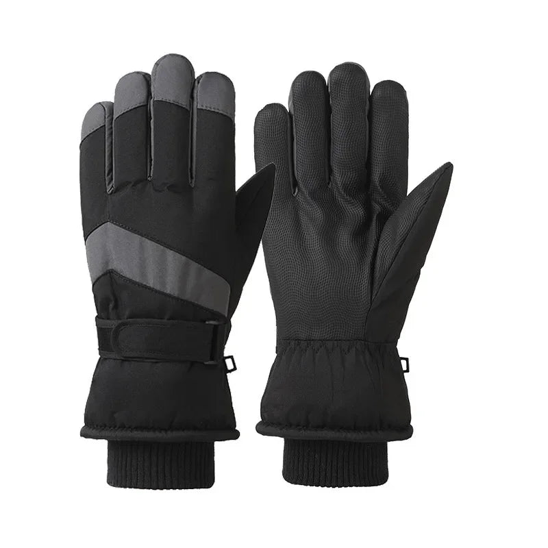 Warm Touch Gloves with Grip Palms and Stretch Cuffs