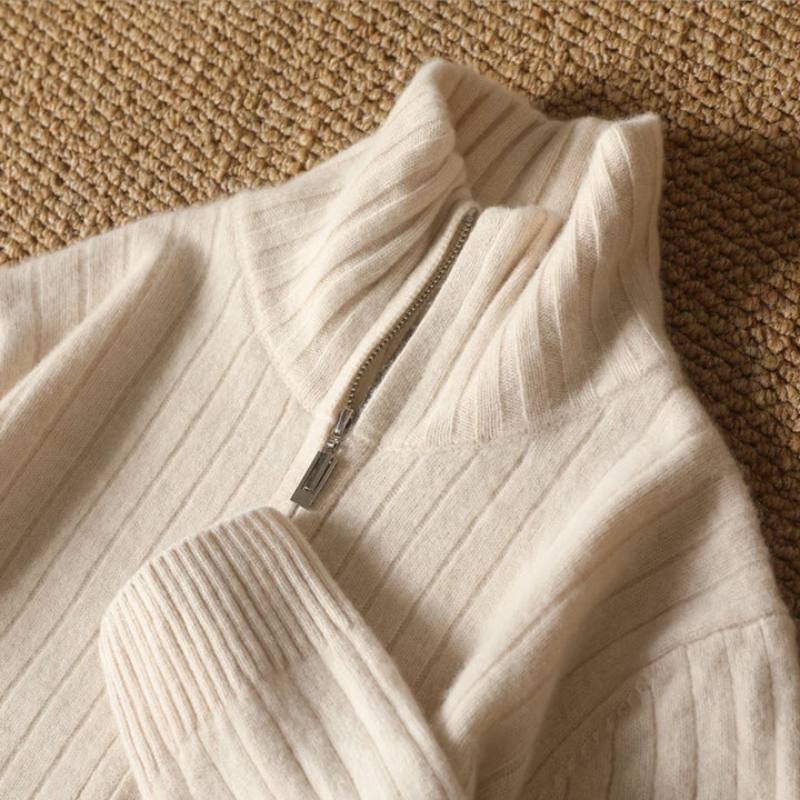 Premium Men's Cashmere Sweater - Classic Fit Cardigan