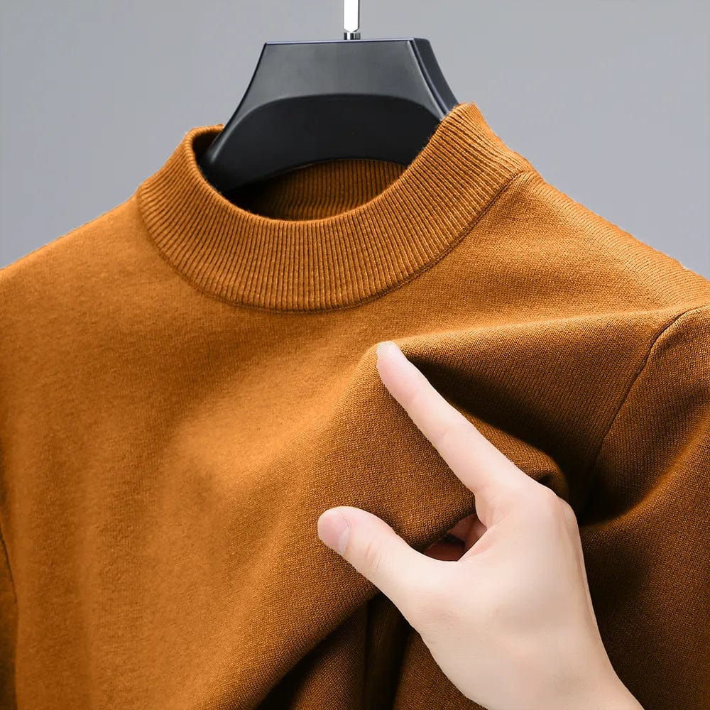 Luxury Men's Soft Cashmere Crew Sweater