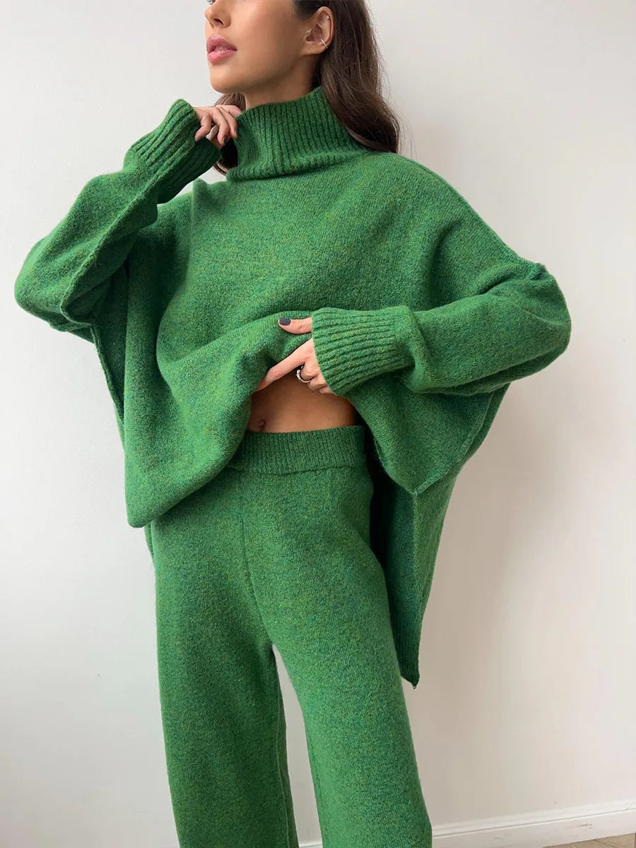 Moira Women's Turtleneck Loungewear Set