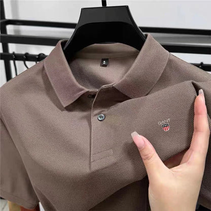 Relaxed Fit Men's Polo Shirt - Breathable & Dry