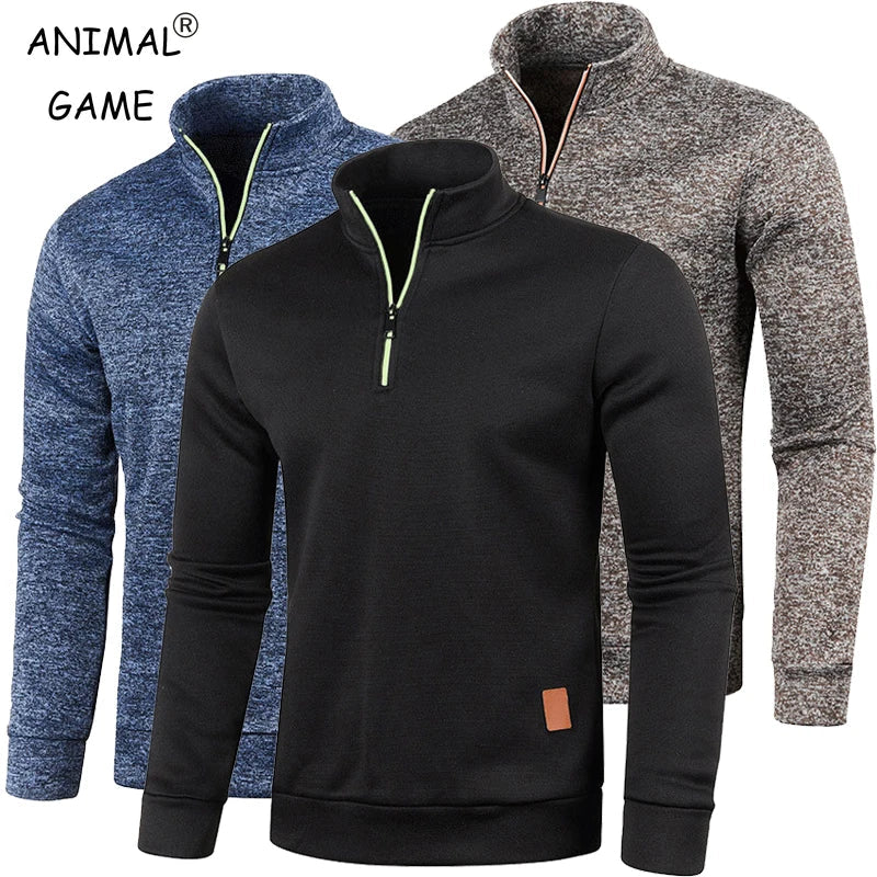 Cozy Mens Fleece Sweatshirt Jacket - OutfitLondon