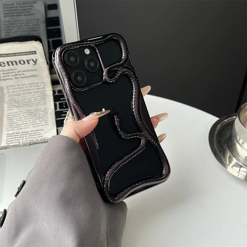Orion iPhone Case Snake Plated TPU Electroplated Heat Dissipation