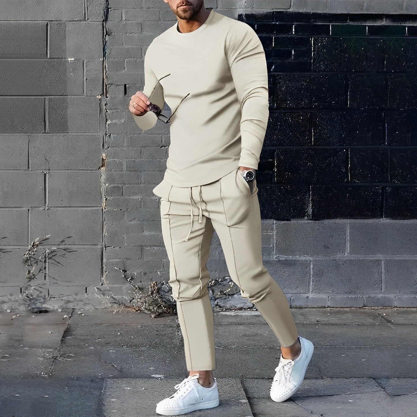Relaxed Fit 2-Piece Mens Training Suit