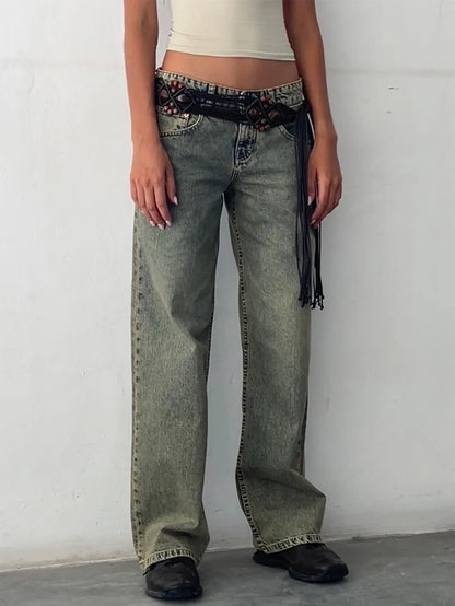 Relaxed Fit Classic Straight Jeans