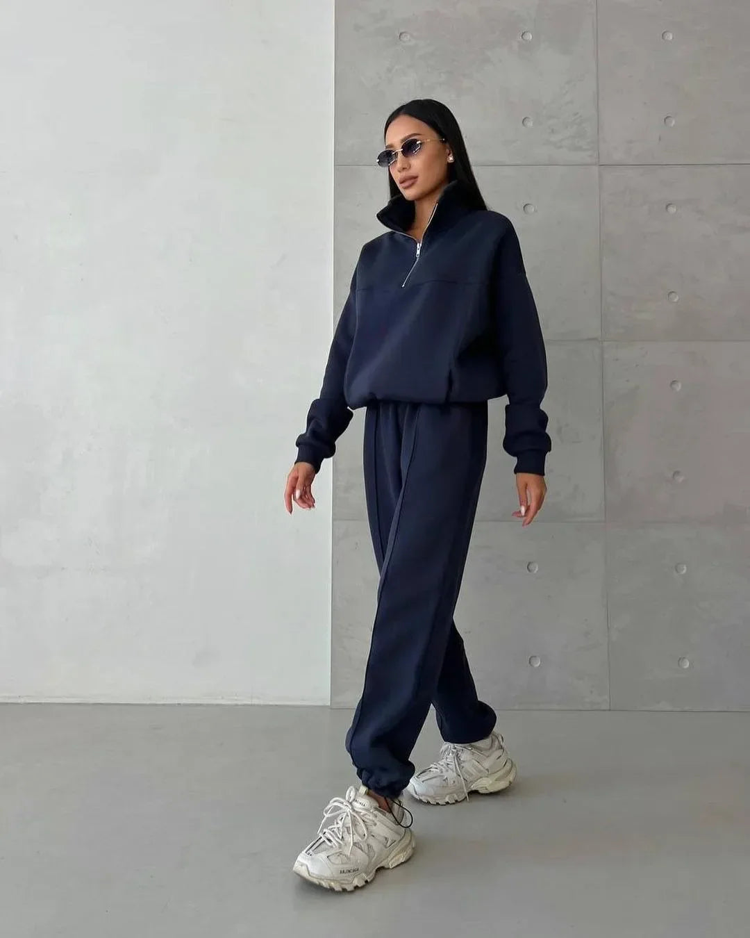 Soft Women's Sweatpants Hoodie Set