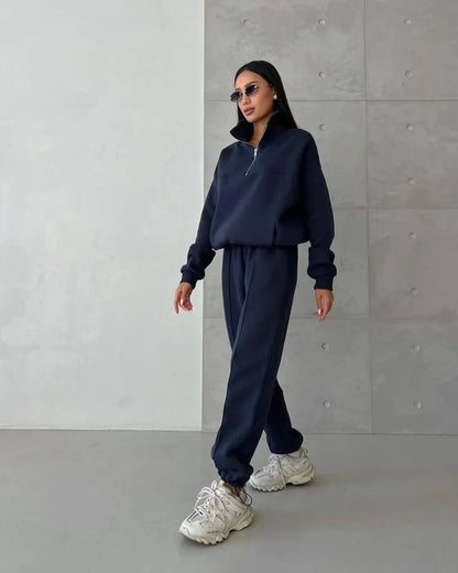 Soft Women's Sweatpants Hoodie Set