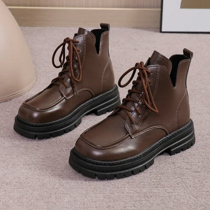 Warm High Heel Ankle Boots for Women - OutfitLondon
