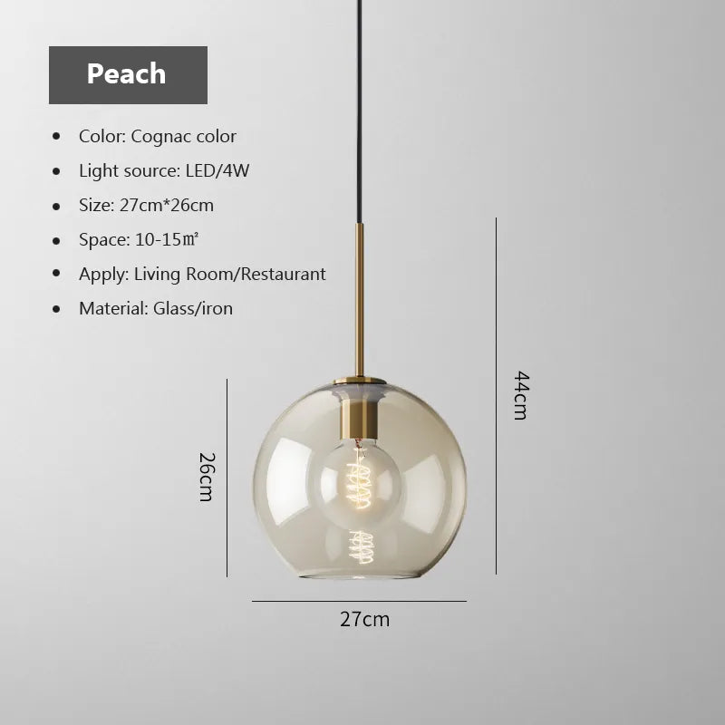 Trendy Silver LED Hanging Light