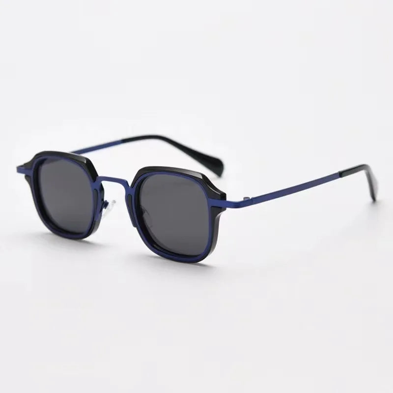 Maverick Punk Square Sunglasses Bold Geometric UV Protection