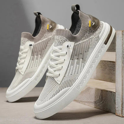 Comfy Knit Sneakers - Casual Lightweight Shoes
