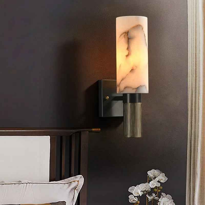 Classic Luxury Stone Desk Lamp